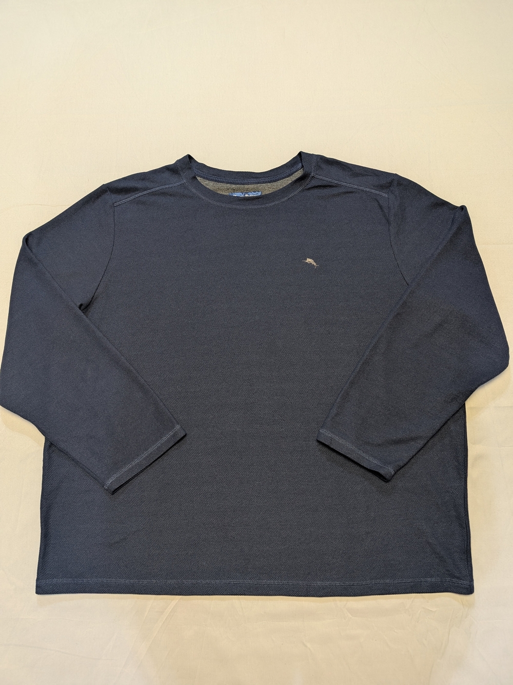 Tommy Bahama Crewneck Pullover Men's Size XXL Navy Blue Long-Sleeve